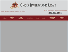 Tablet Screenshot of kingspawn.com